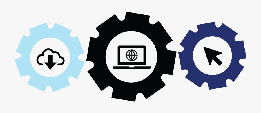 Gears - Emblem, Transparent Clipart