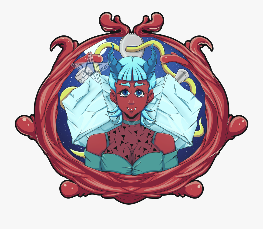 Whisky Demon Sticker - Illustration, Transparent Clipart
