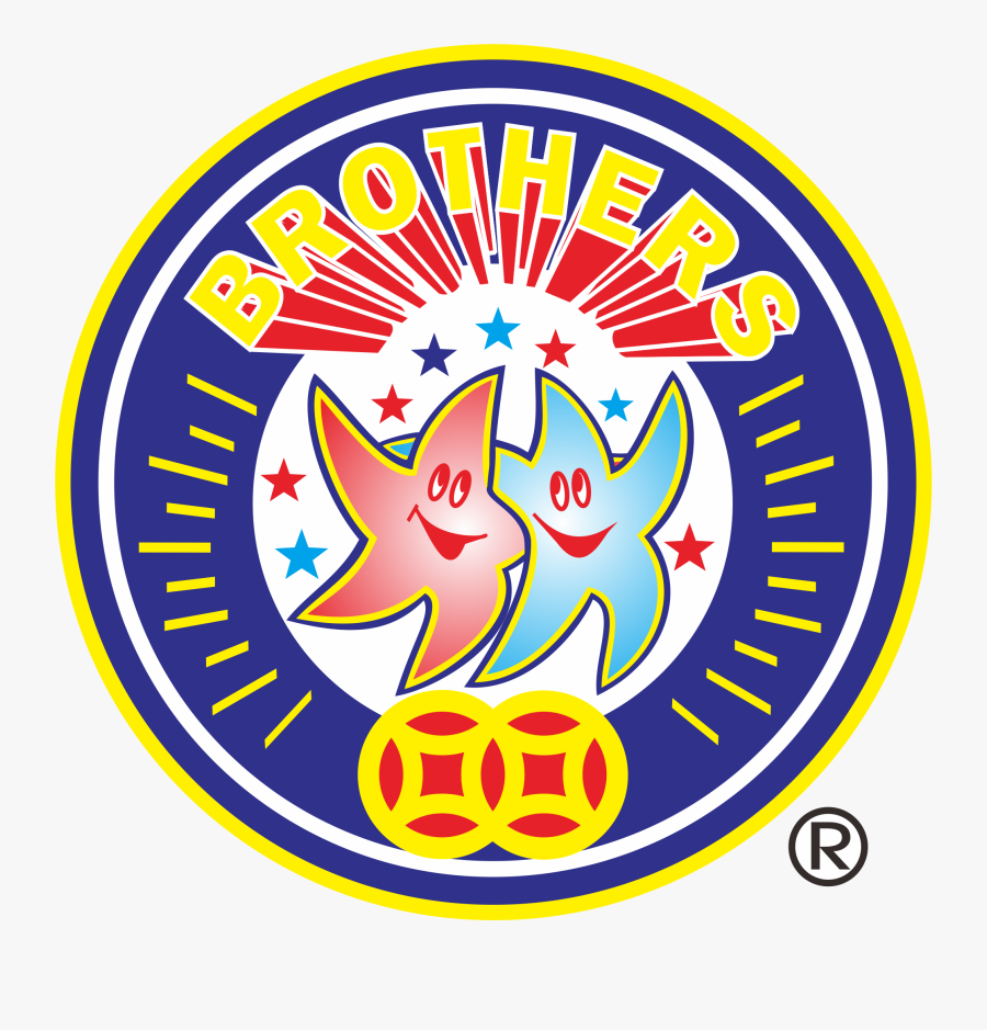 Brothers - Brothers Fireworks Logo, Transparent Clipart