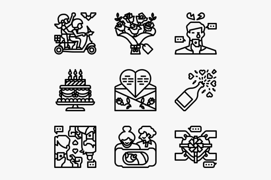 Wedding Love Story - Icone Para Story Png, Transparent Clipart