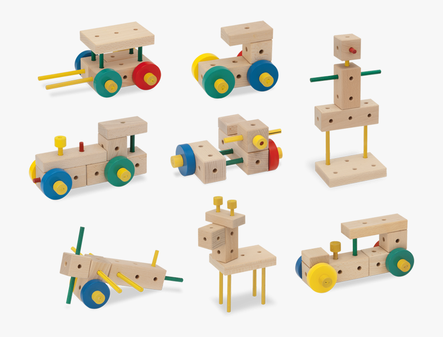 Clipart Baby Building Block - Wooden Educational Toys, Transparent Clipart