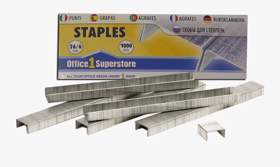 Stapler Pins - Missile - Office 1 Superstore, Transparent Clipart