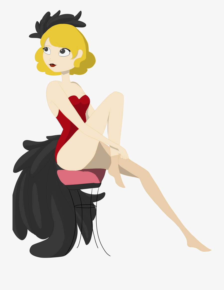 Roxie Pinup - Illustration, Transparent Clipart