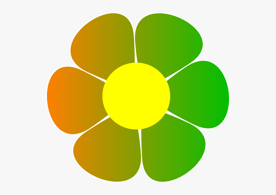 Hippie Clip Art At Clker Com Vector - Flowers Clip Art Red, Transparent Clipart