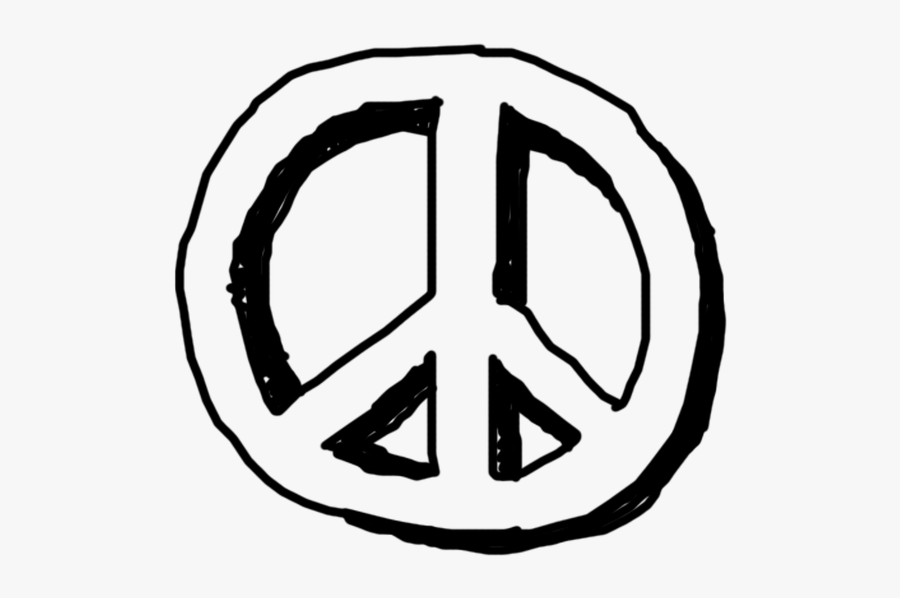 Hippie Logo, Transparent Clipart