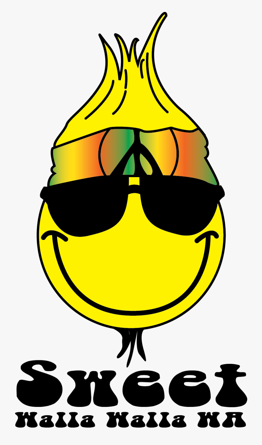 Hippie Onion, Transparent Clipart