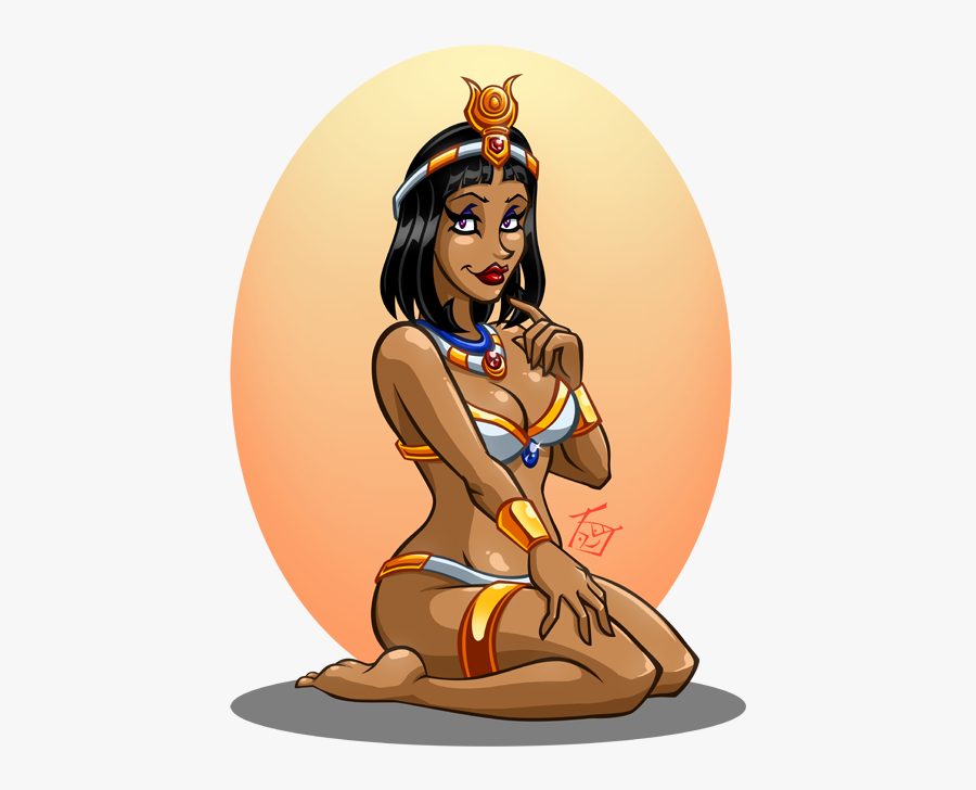 Egyptian Zahra13 - Hot Egyptian Girl Art, Transparent Clipart