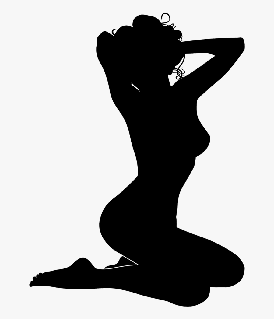 Clip Art People Silhouettes Vector Mask - Pin Up Girl Silhouette Png, Transparent Clipart