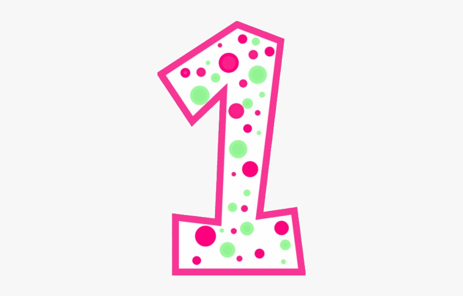 number 1 with dots clipart cute free transparent png