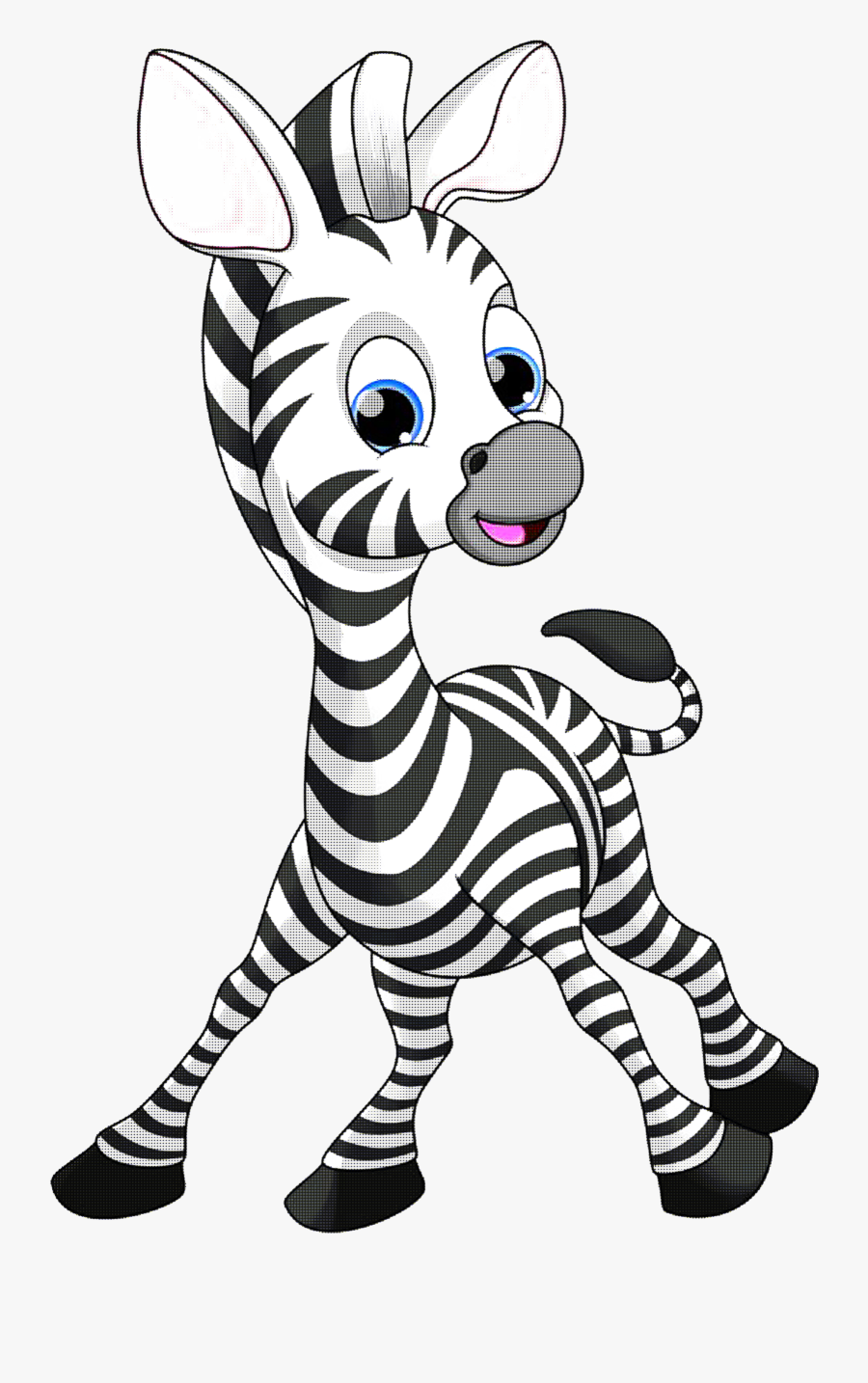 Deer Dot Clipart - Transparent Background Zebra Clipart, Transparent Clipart