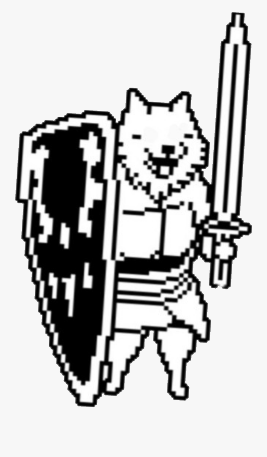 Undertale Lesser Dog Gif, Transparent Clipart