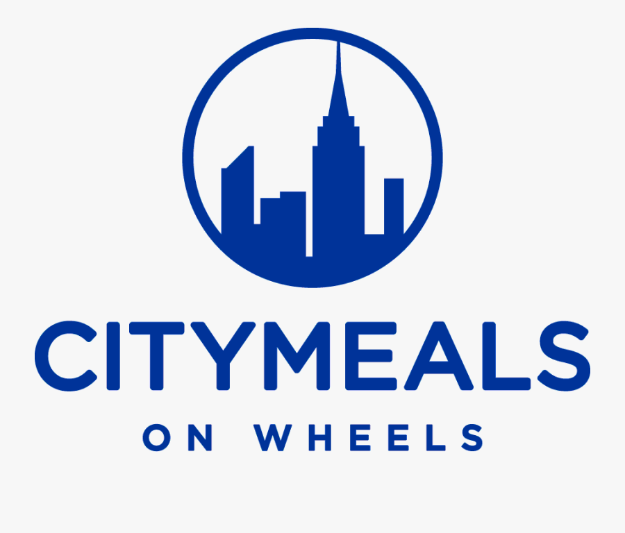 Cmow Logo Blue 300dpi - Citymeals On Wheels, Transparent Clipart