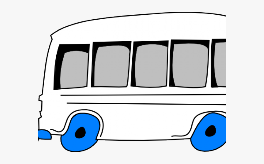 Driving Clipart Busclip - Outline Of A Bus, Transparent Clipart