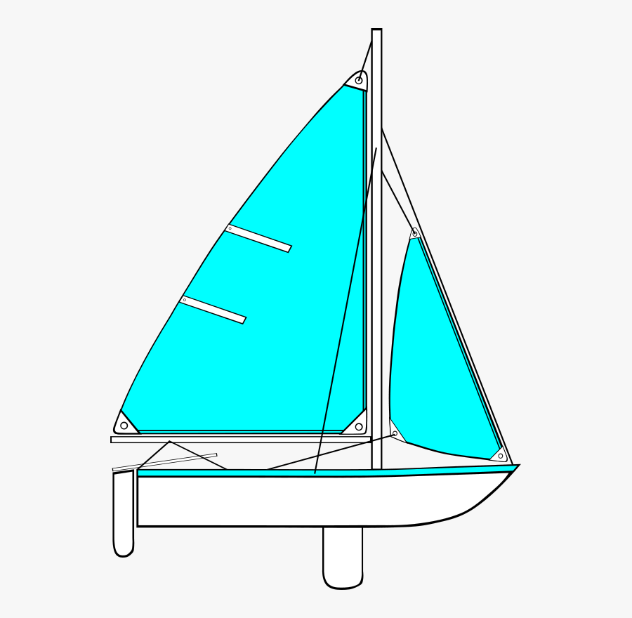 Sailing Parts Of Boat Illustration - ภาพ ตัด ปะ เรือ, Transparent Clipart