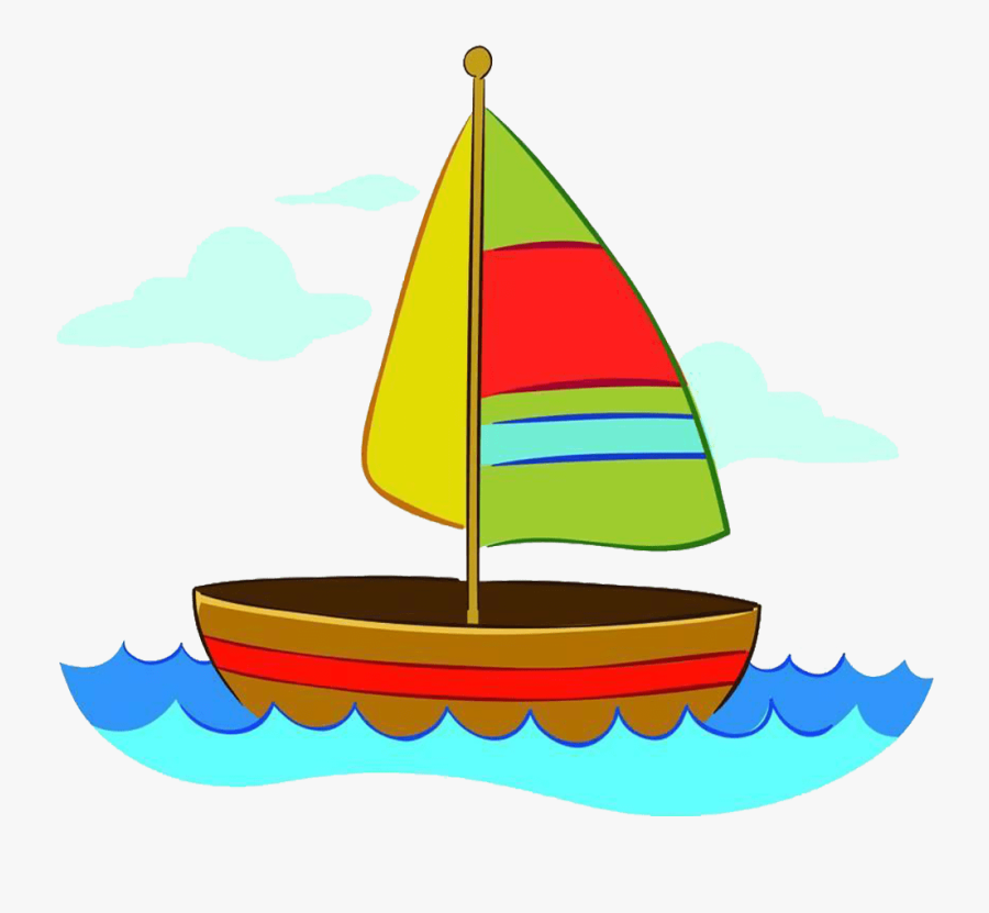 Transparent Schooner Clipart - Barco Dibujado, Transparent Clipart