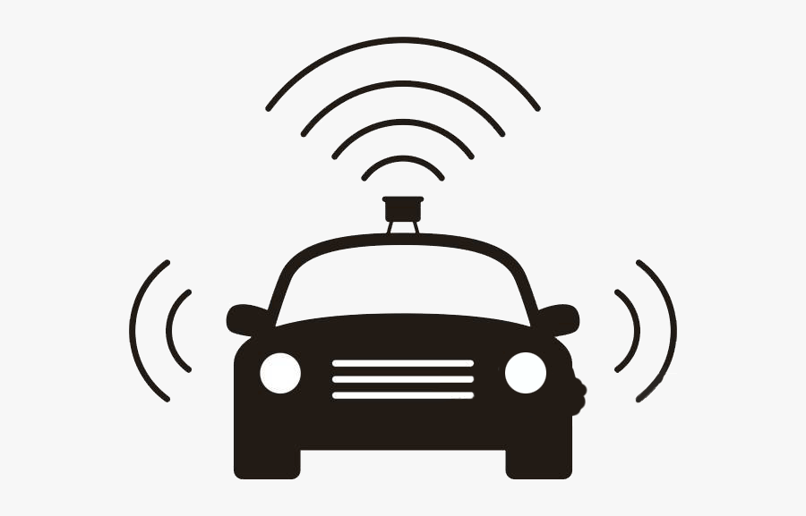 Self Driving Car - 자율 주행 클립 아트, Transparent Clipart