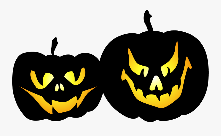 Calabaza Jack O Lantern Yellow Character Clip Art - Halloween Pumpkin Character, Transparent Clipart