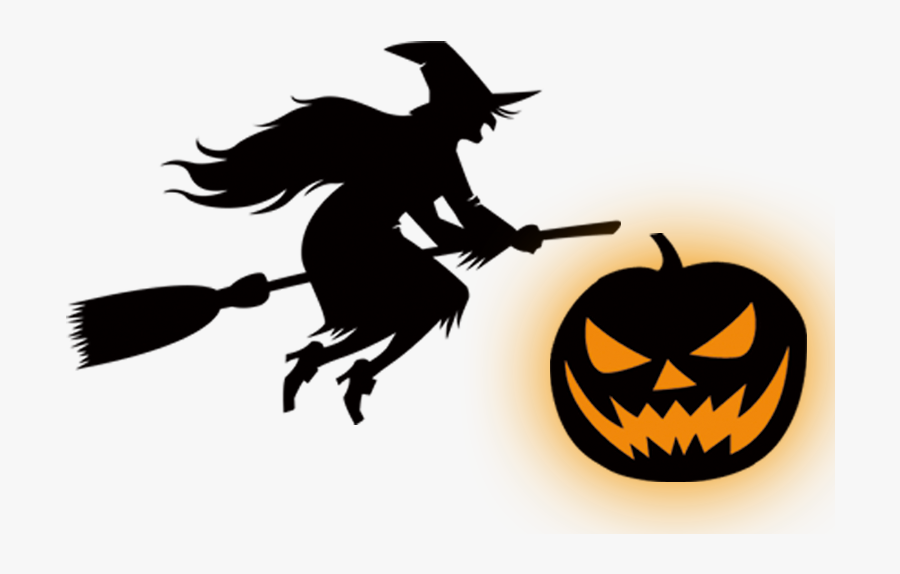 Witchs Broom Witchcraft Clip Art - Witch Happy Halloween Clipart, Transparent Clipart