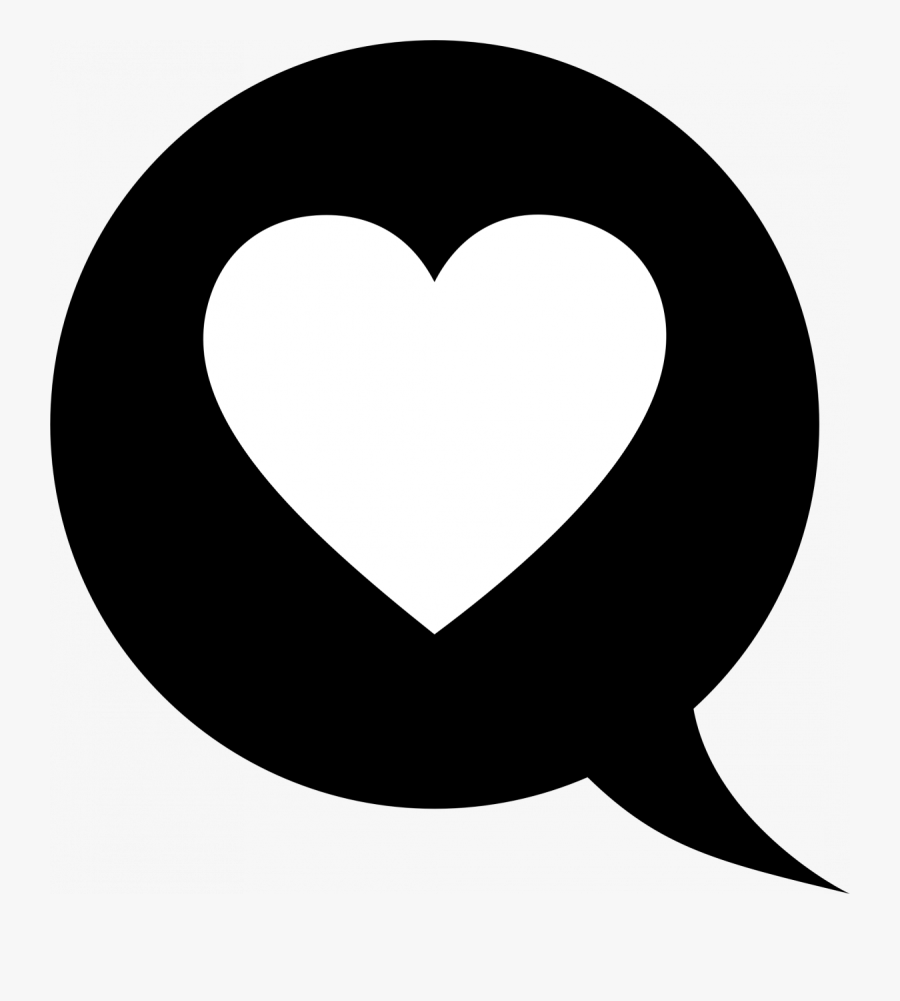 Free Language Logo Heart - Symbol Of Learning Language, Transparent Clipart