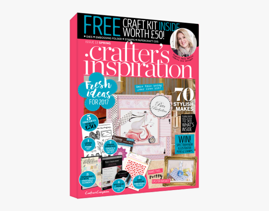 Clip Art Inspiration Magazine - Flyer, Transparent Clipart
