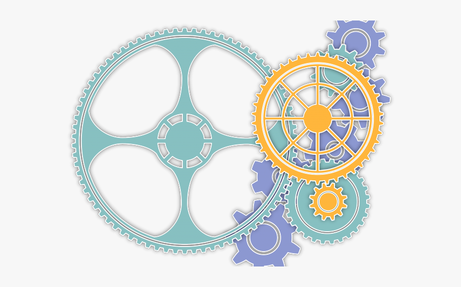 Steampunk Gear Clipart Spoke - Clip Art, Transparent Clipart