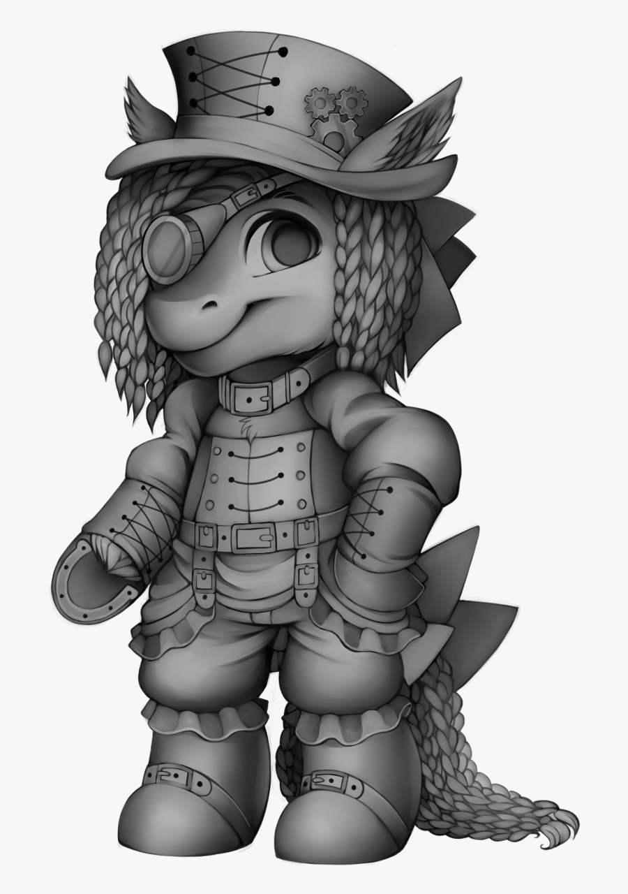 Furvilla Olde Foxbury Steampunk Horse - Illustration, Transparent Clipart