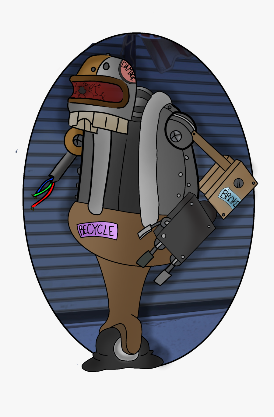 Gears Oc - Cartoon, Transparent Clipart