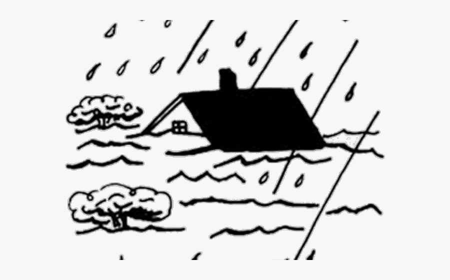 Flooded Clipart Transparent - Falling Of Any Form Of Water, Transparent Clipart