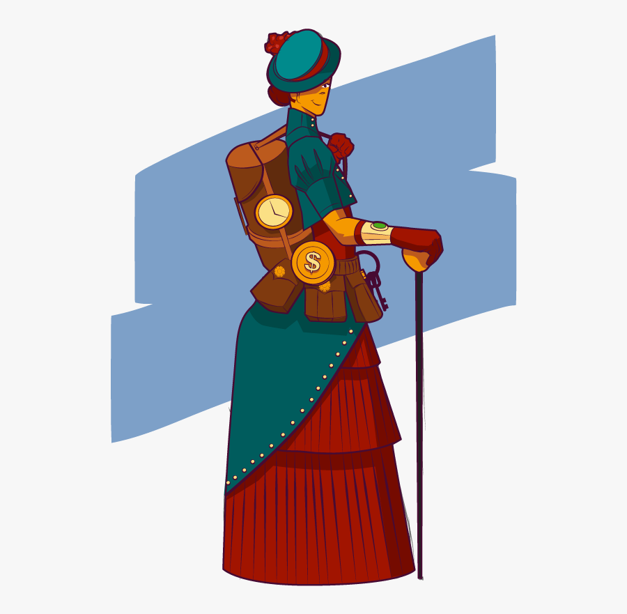 Steampunk Character Concept Artcompensation And Rewards - Illustration, Transparent Clipart