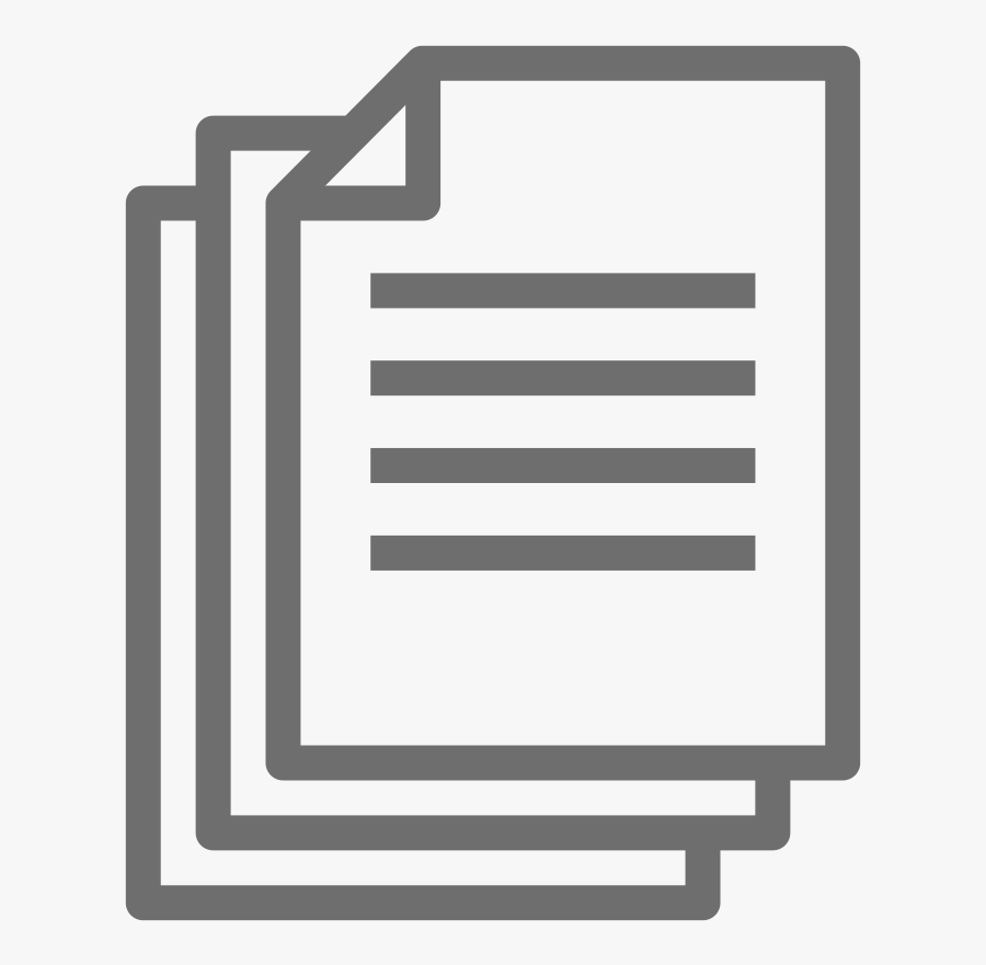List Of Pages Icon, Transparent Clipart