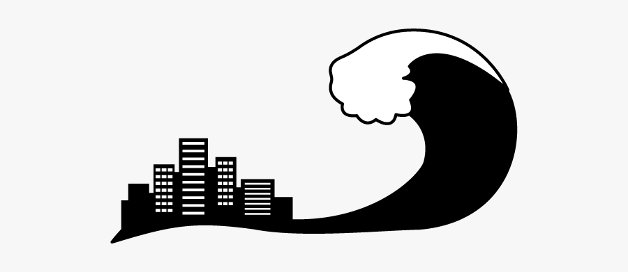Tsunami Pictogram, Transparent Clipart