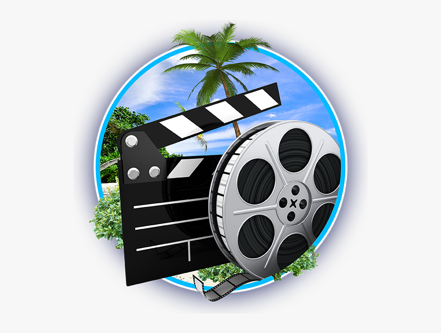 Clip Art Movie Reel, Transparent Clipart