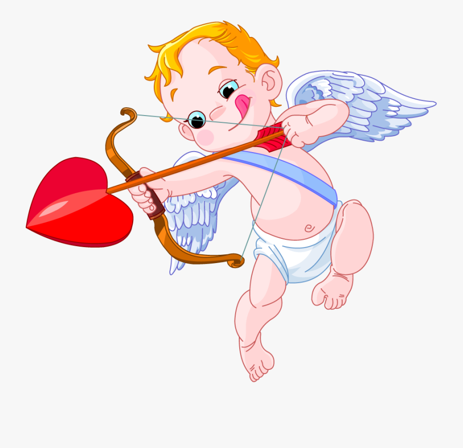 Cupid Valentines Day Clip Art - Valentines Day Cupid, Transparent Clipart