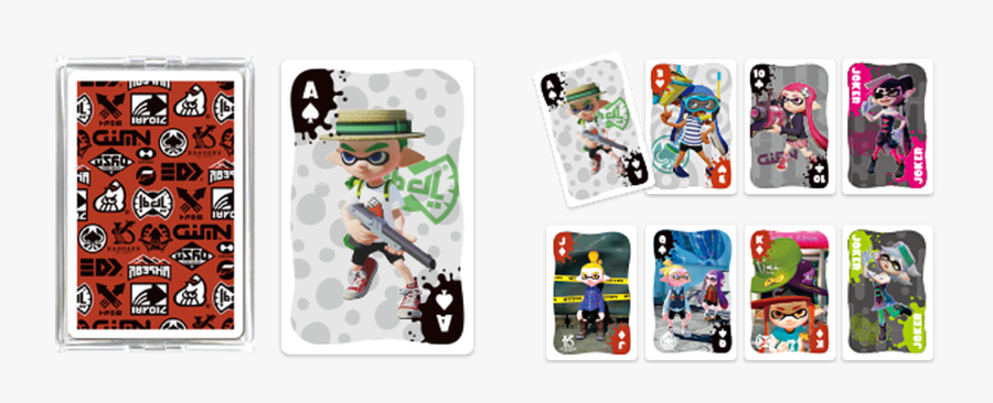 Splatoon Trump 02 [fashion] Playing Card Set - Splatoon Playing Cards, Transparent Clipart