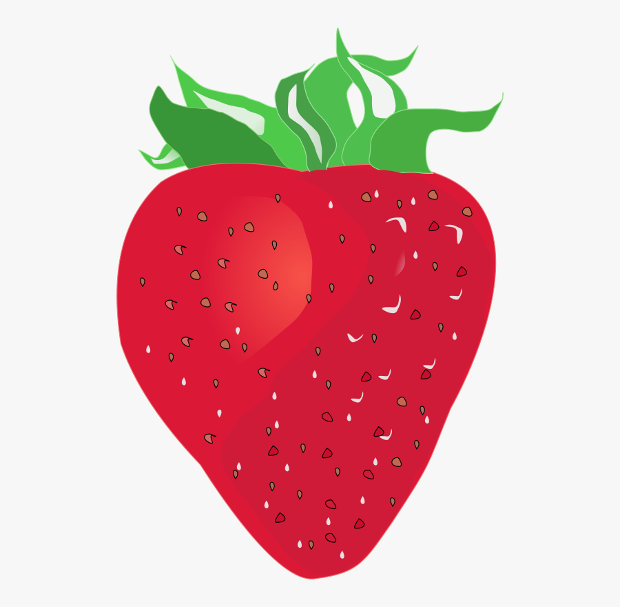 Strawberry - Morango Em Vetor, Transparent Clipart