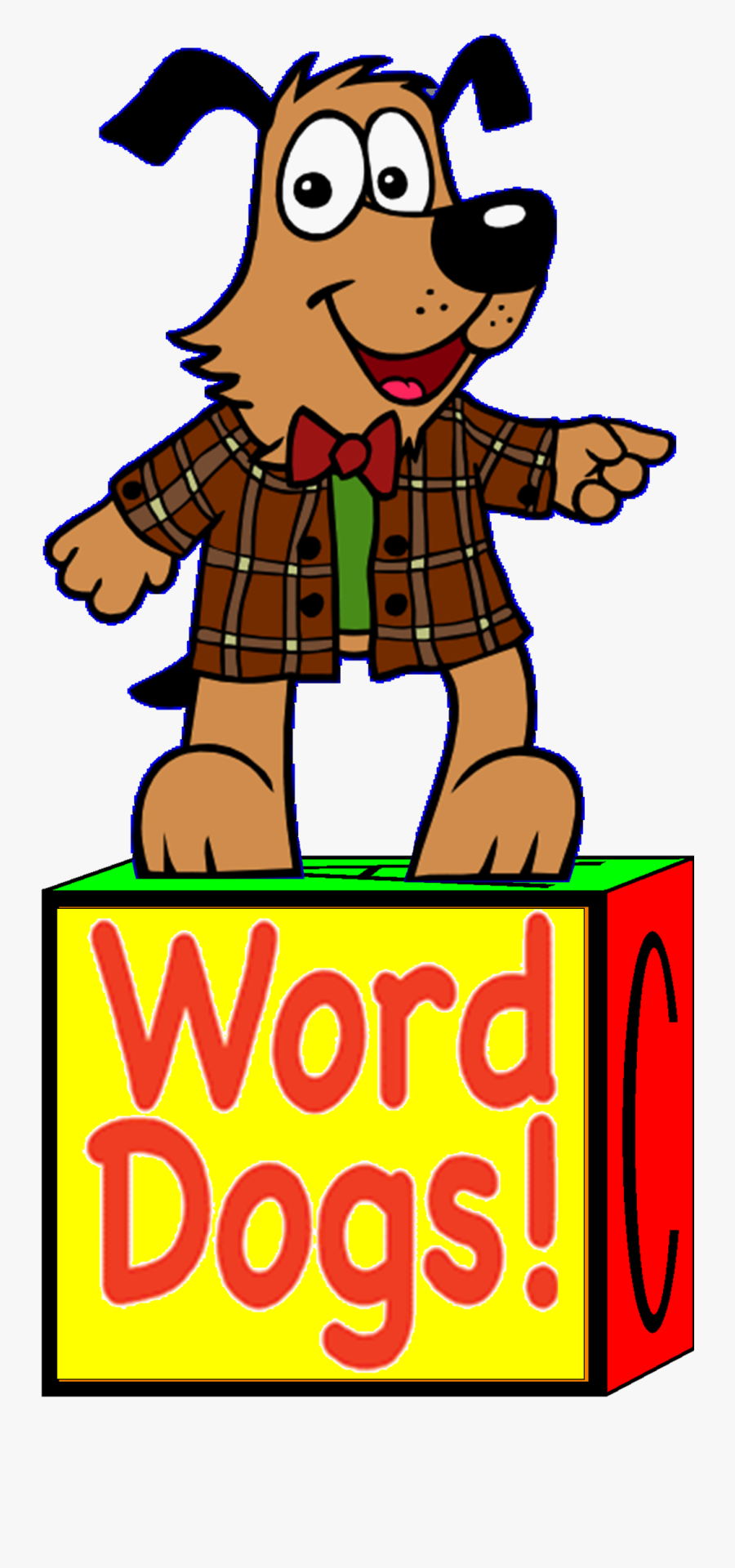 Wordy On Block - Curriculalala Child, Transparent Clipart