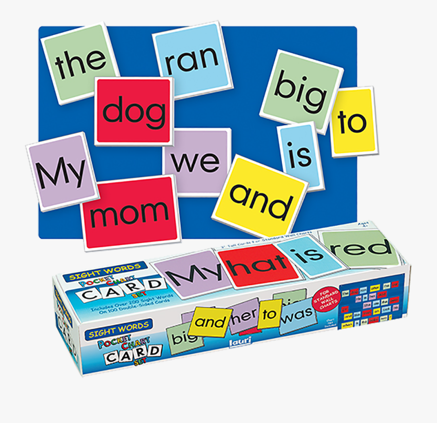 Lauri Sight Words, Transparent Clipart