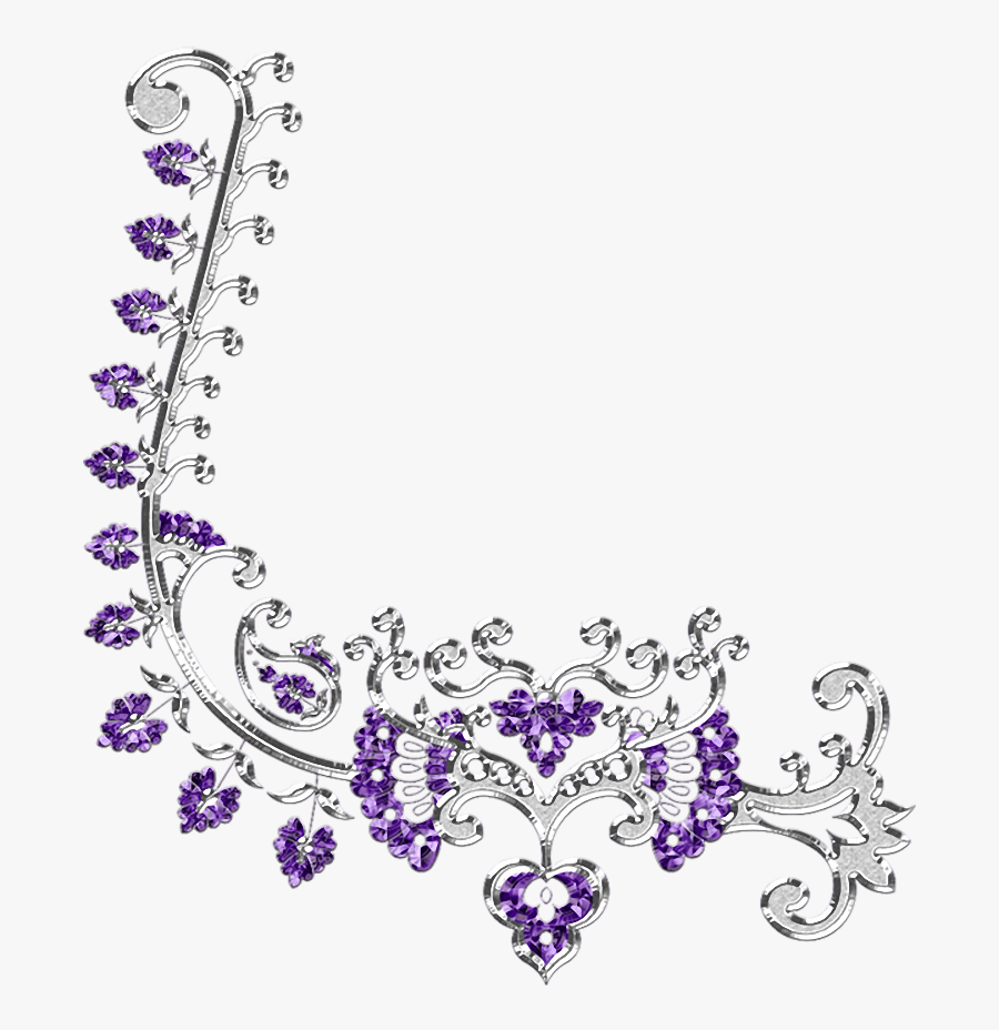 Jewelry Border Clip Art, Transparent Clipart