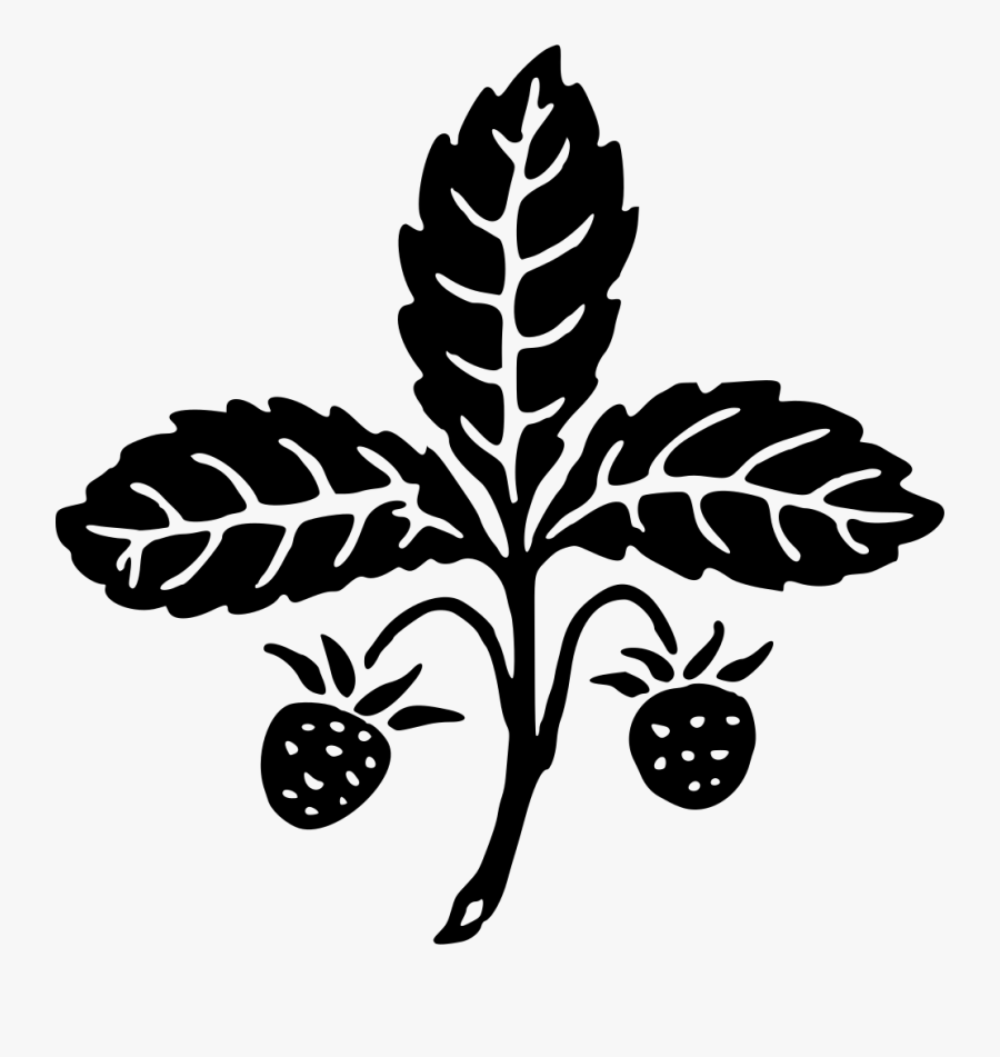 Strawberries - Svg Strawberry Black And White Clipart, Transparent Clipart