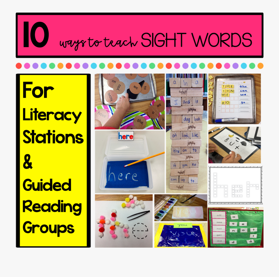 Sight Words Fun Activities, Transparent Clipart