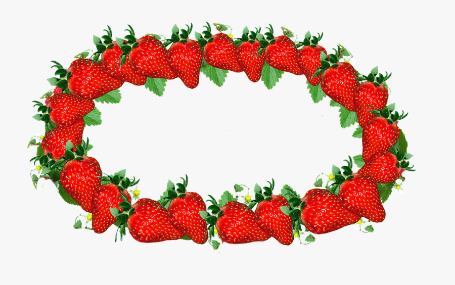 Free Photo Border Strawberry Clipart , Png Download - Etiquetas De Jalea De Fresa, Transparent Clipart