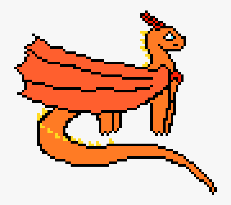 Wings Of Fire Pixel Art, Transparent Clipart