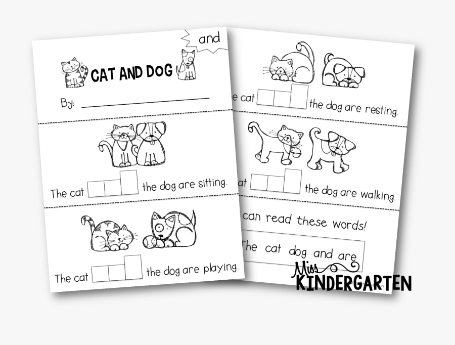 Sight Word It Booklet, Transparent Clipart