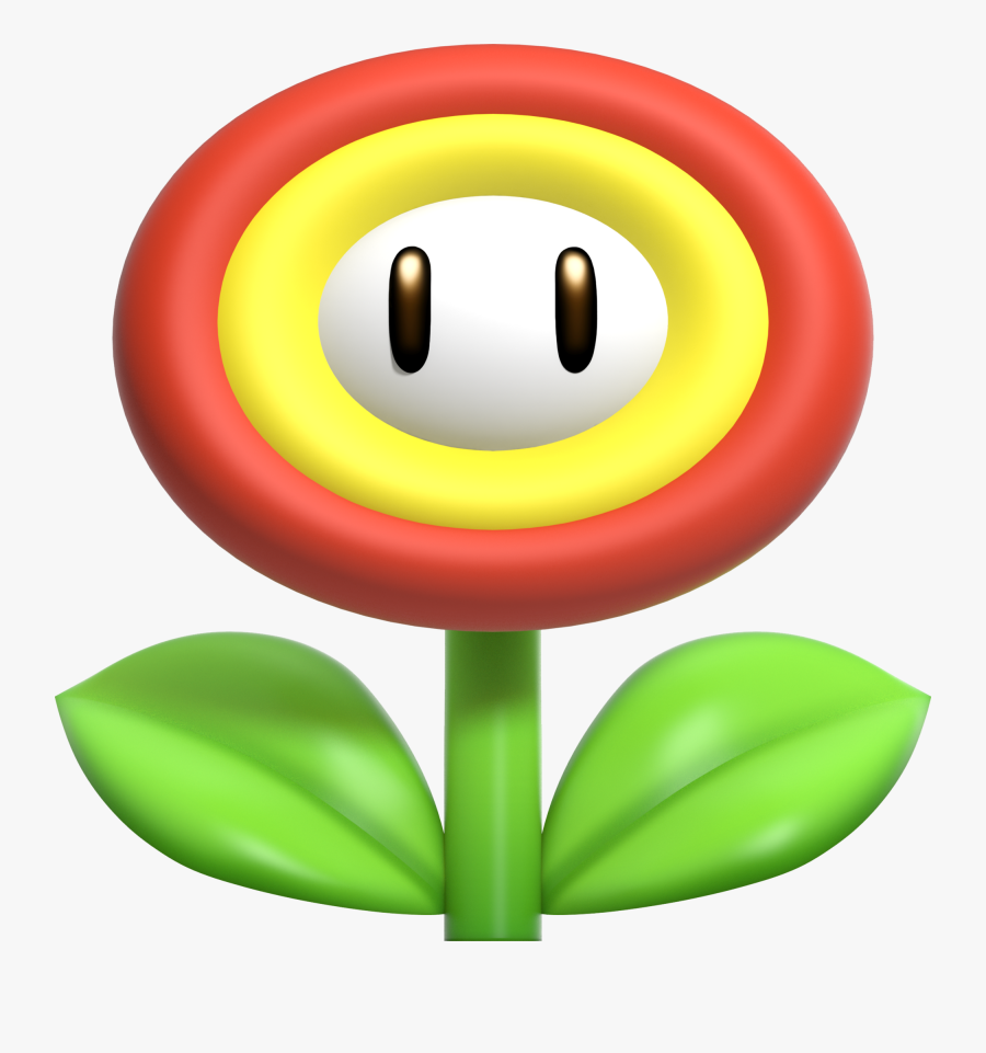 Mario Fire Flower Png, Transparent Clipart