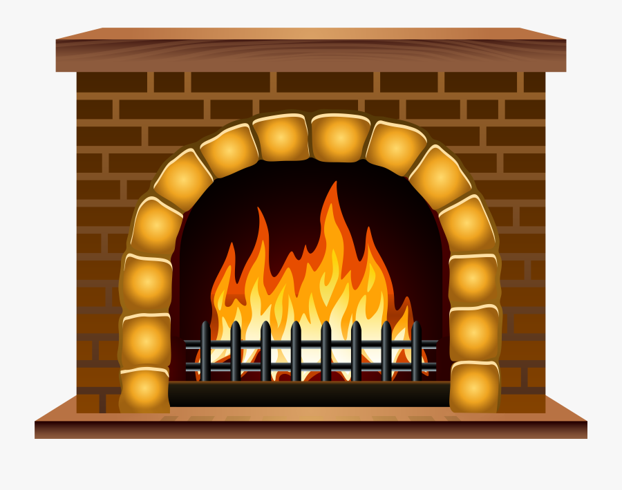 Fireplace Png Clip Art - Fireplace Clipart, Transparent Clipart