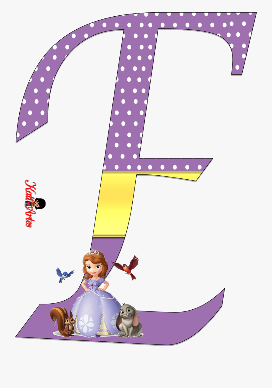 Clipart Numbers Princess - Sofia The First Alphabet Letters, Transparent Clipart