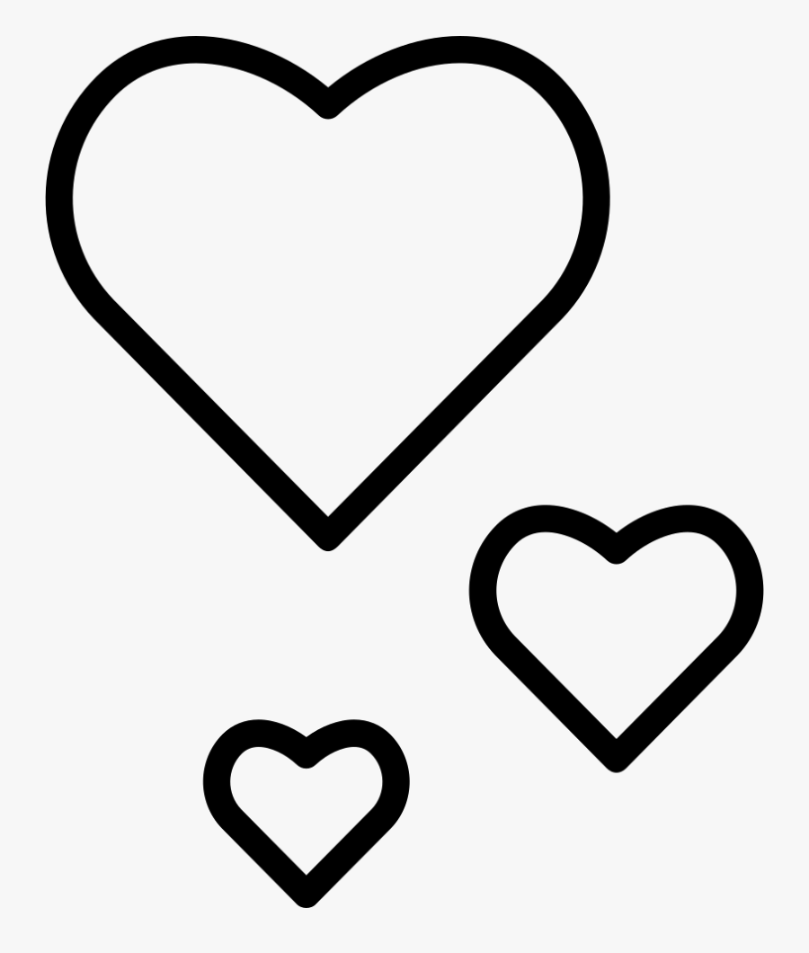 Valentines Hearts - Heart, Transparent Clipart