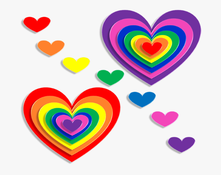 Corazones Imagenes De Colores, Transparent Clipart