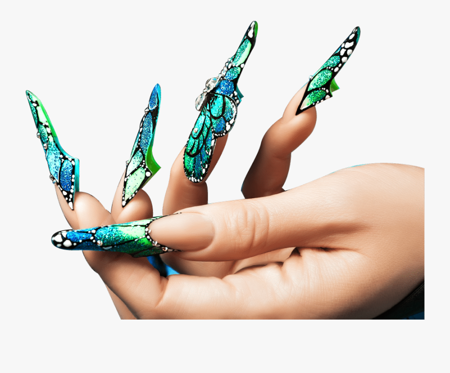 Nails Desings For School, Transparent Clipart