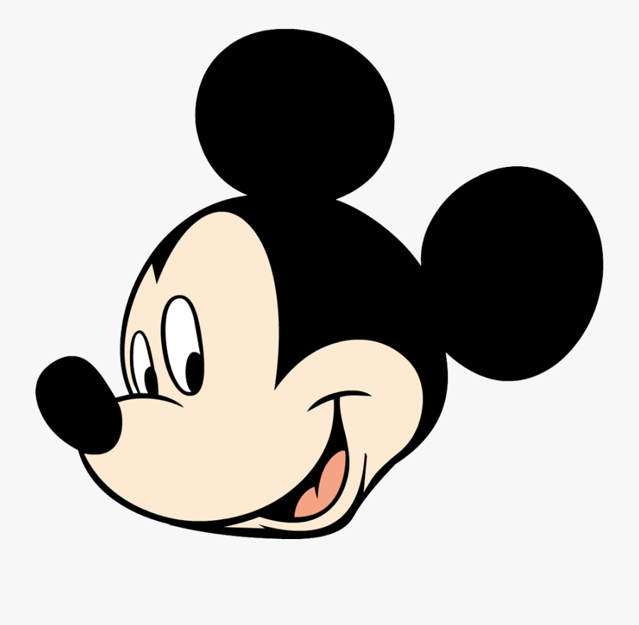 Free Mickey Mouse Head Png, Download Free Clip Art, - Mickey Mouse Face Side View, Transparent Clipart